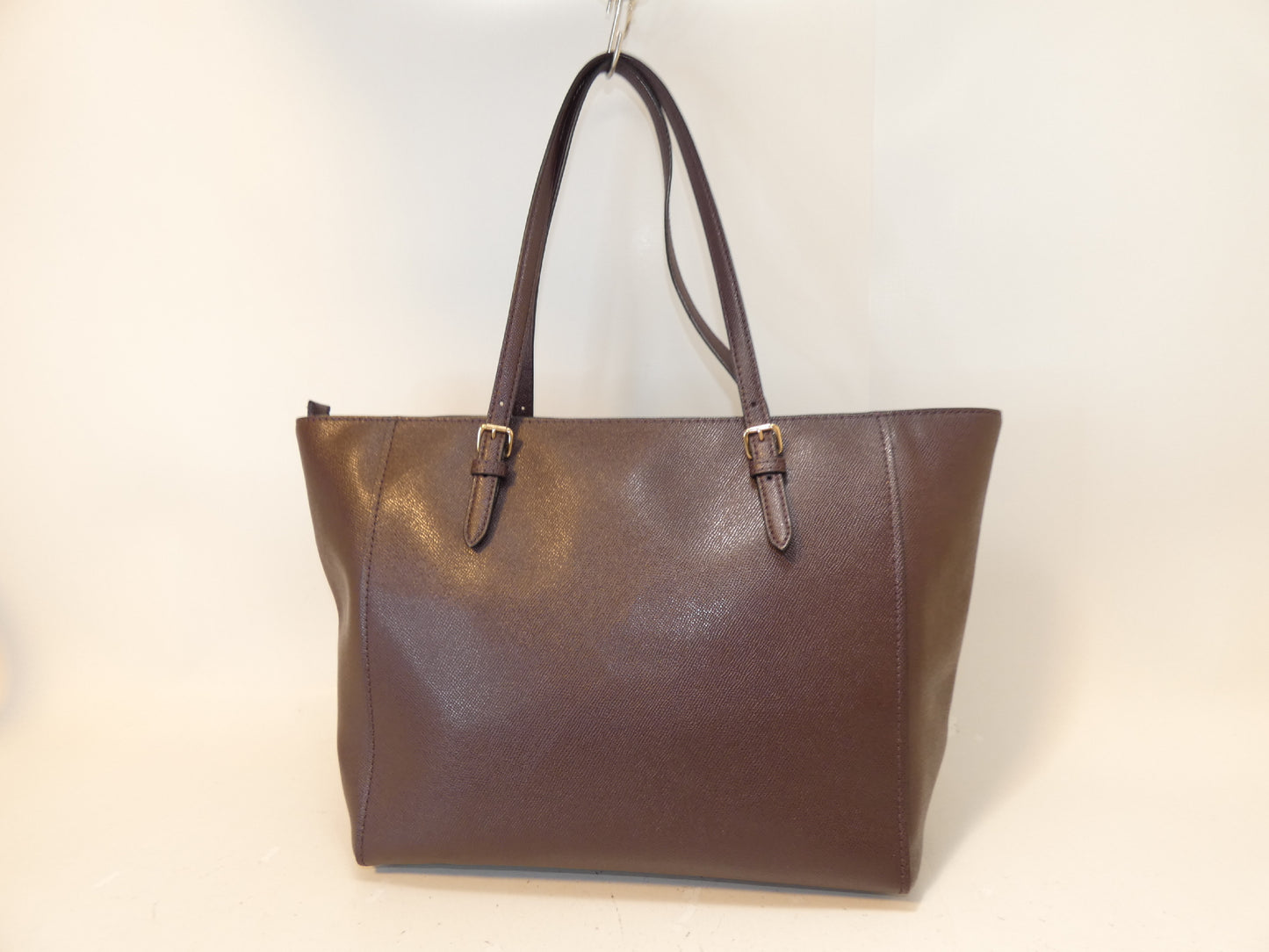 COACH Turnlock Leather Tote Shoulder Bag
