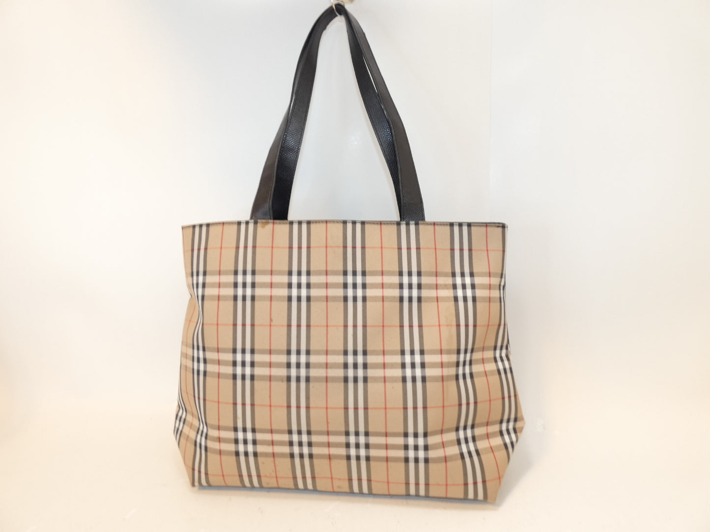 BURBERRY London Nova Check Tote Shoulder Bag