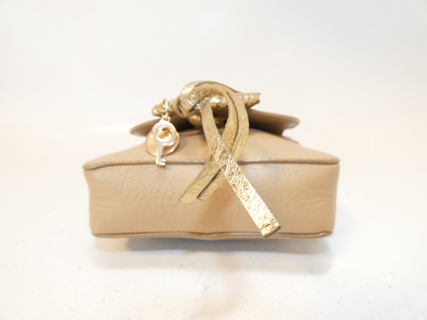 SEE BY CHLOE SEE BY CHLOE Leather Suede Joan Camera Bag with Chain Shoulder Strap