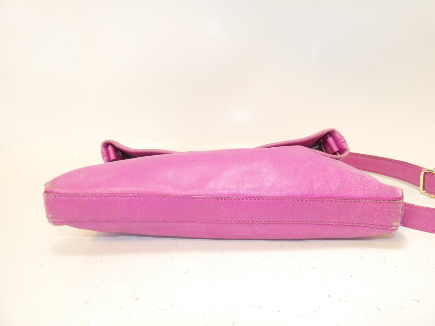 Tory Burch Logo Leather Pink Shoulder Bag