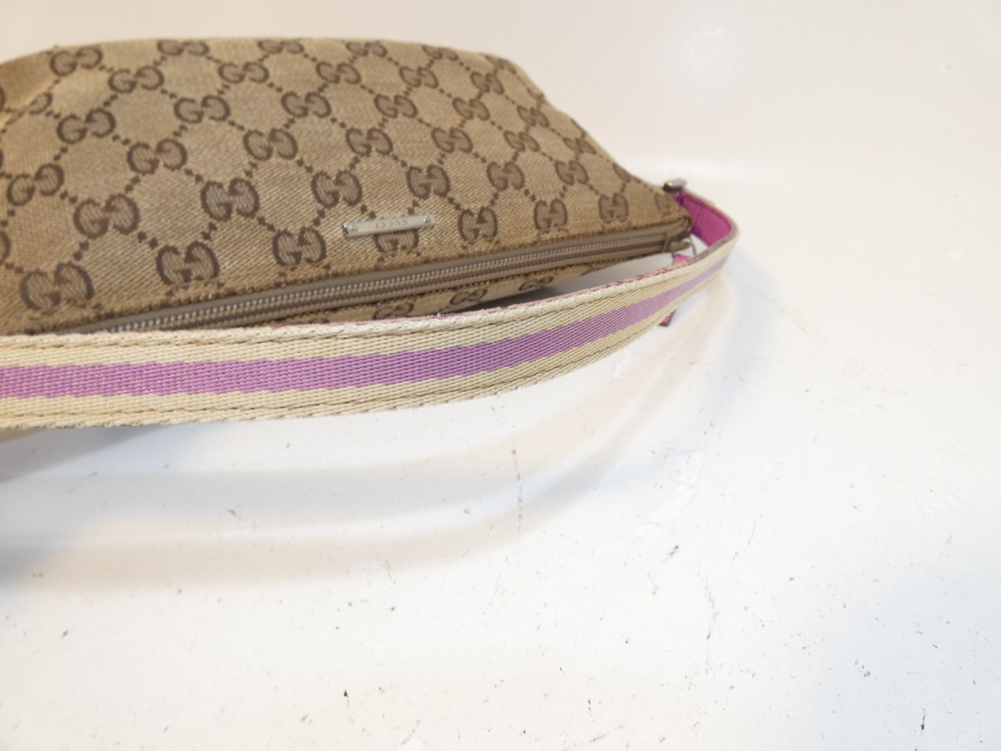 GUCCI GG Canvas Accessory Pouch Mini Handbag