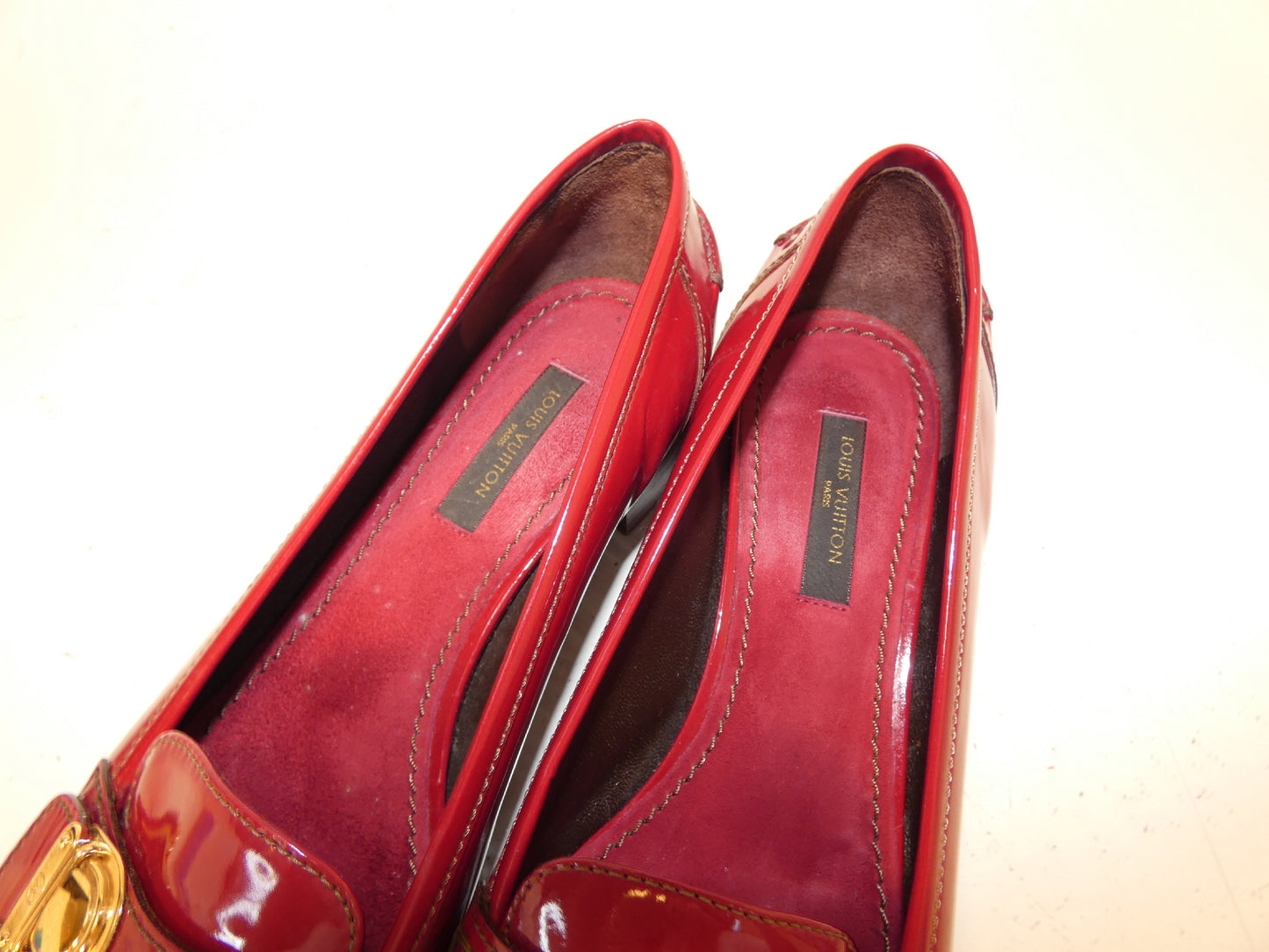 LOUIS VUITTON LOUIS VUITTON Leather Loafers Size 36 Pumps
