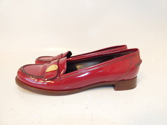 LOUIS VUITTON LOUIS VUITTON Leather Loafers Size 36 Pumps