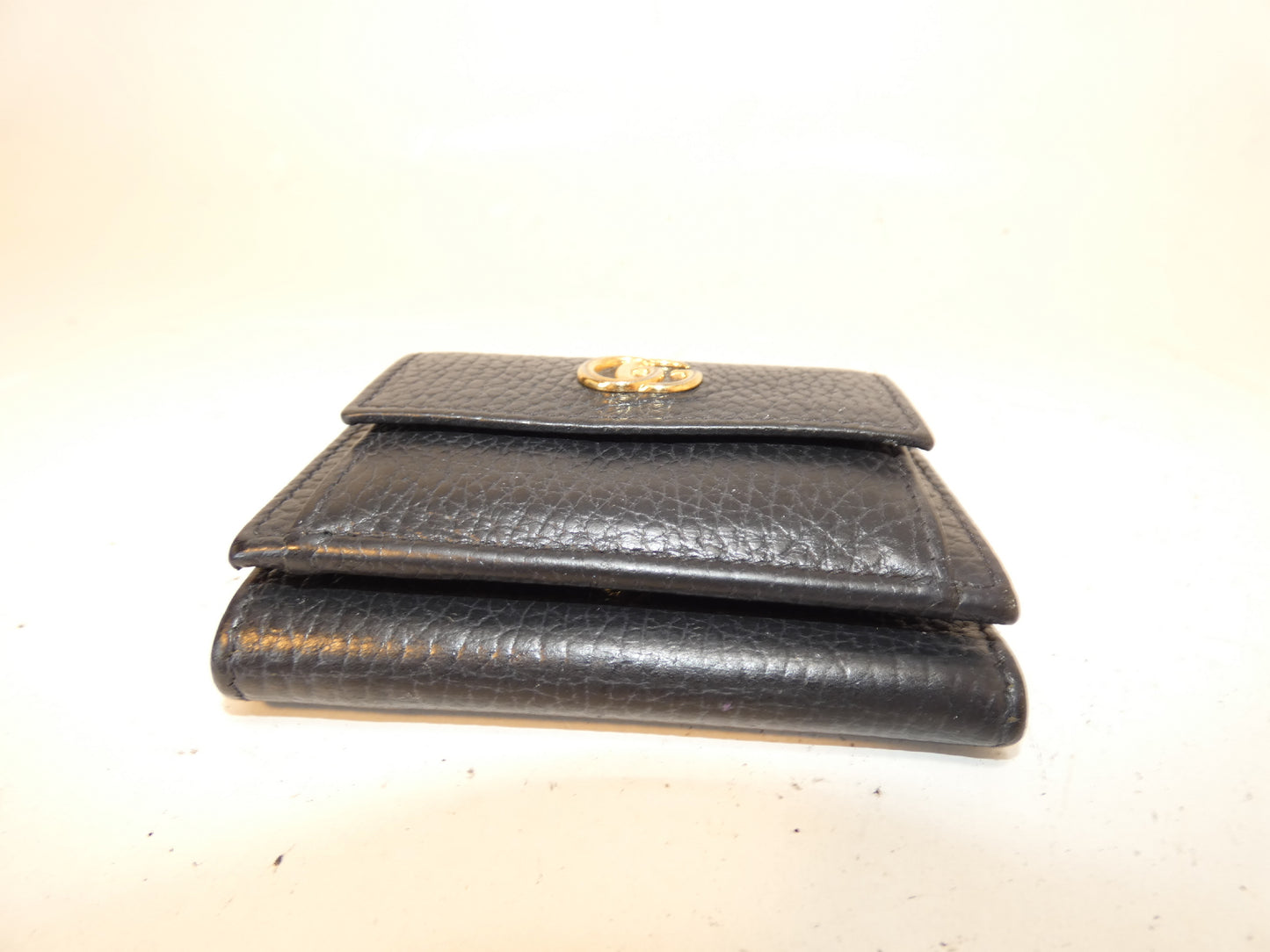 GUCCI Marmont Leather Compact Wallet