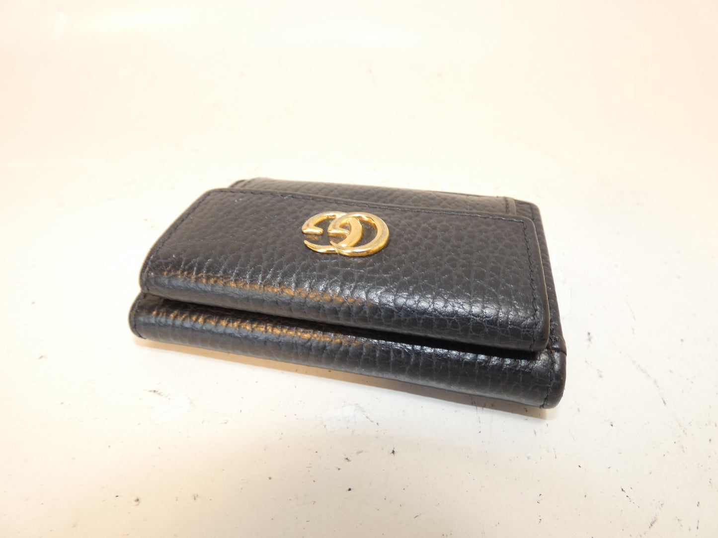 GUCCI Marmont Leather Compact Wallet