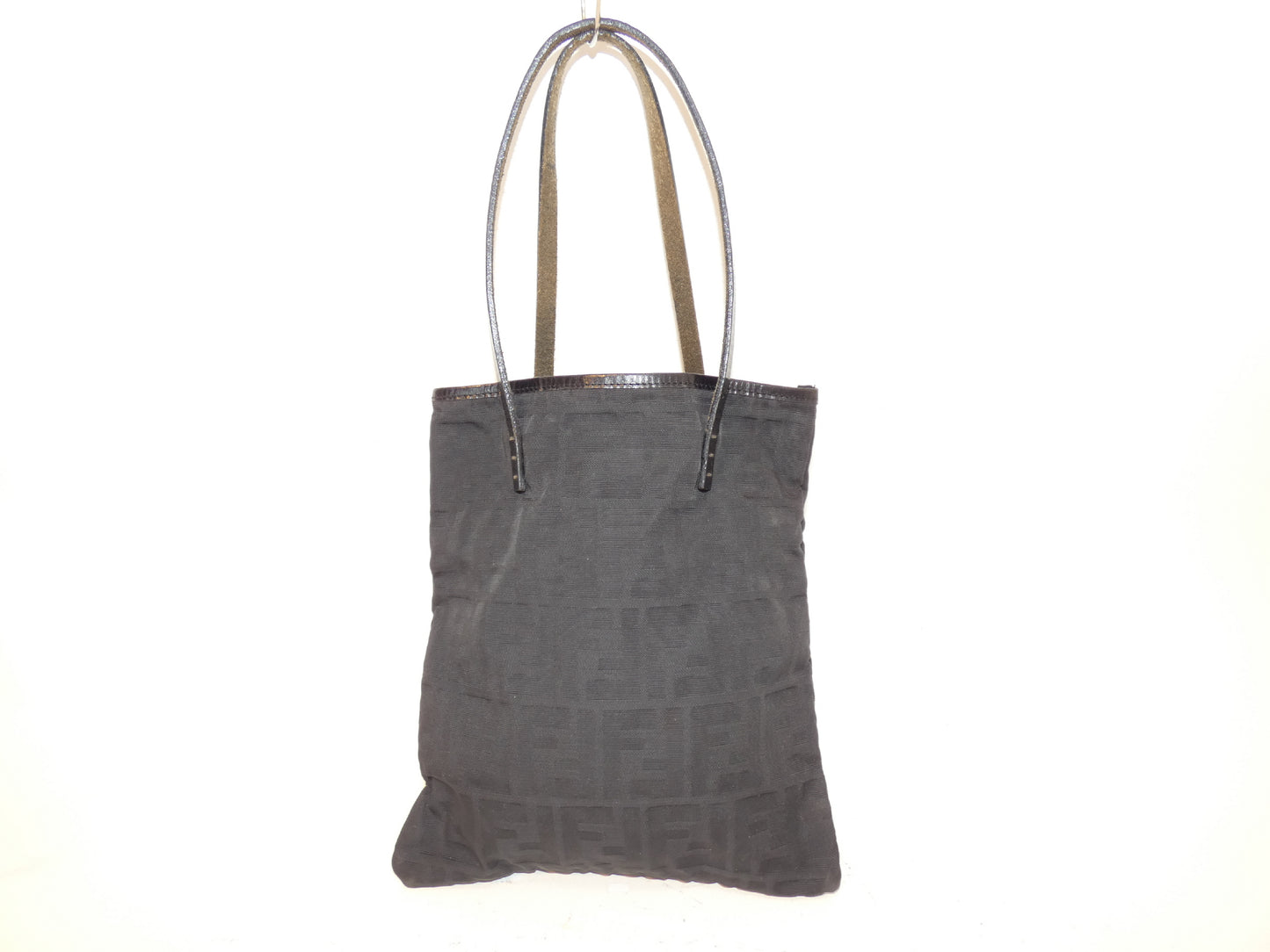 FENDI Zucca Black Mini Tote Bag