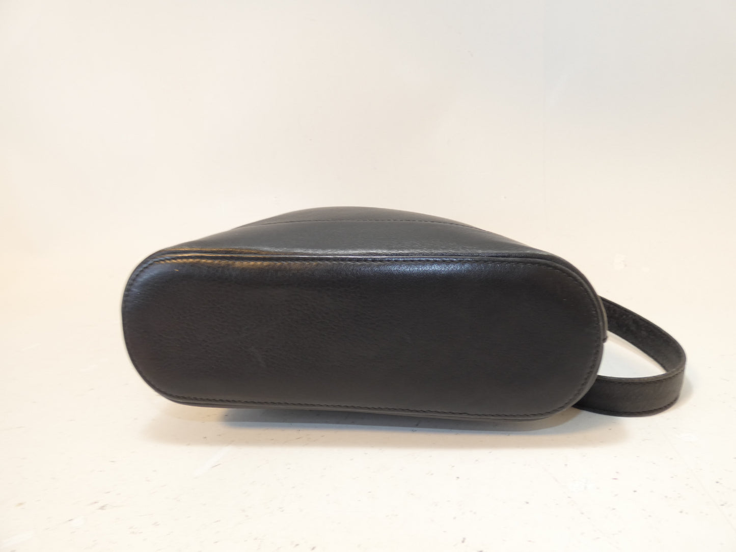 GUCCI Interlocking Leather Black Push Lock Shoulder Bag
