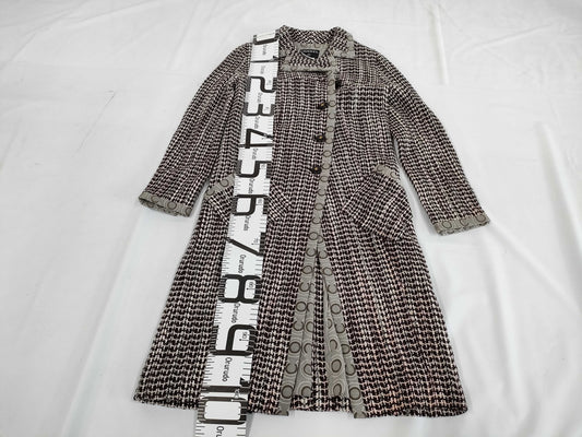 CHANEL tweed coat size 36 coat