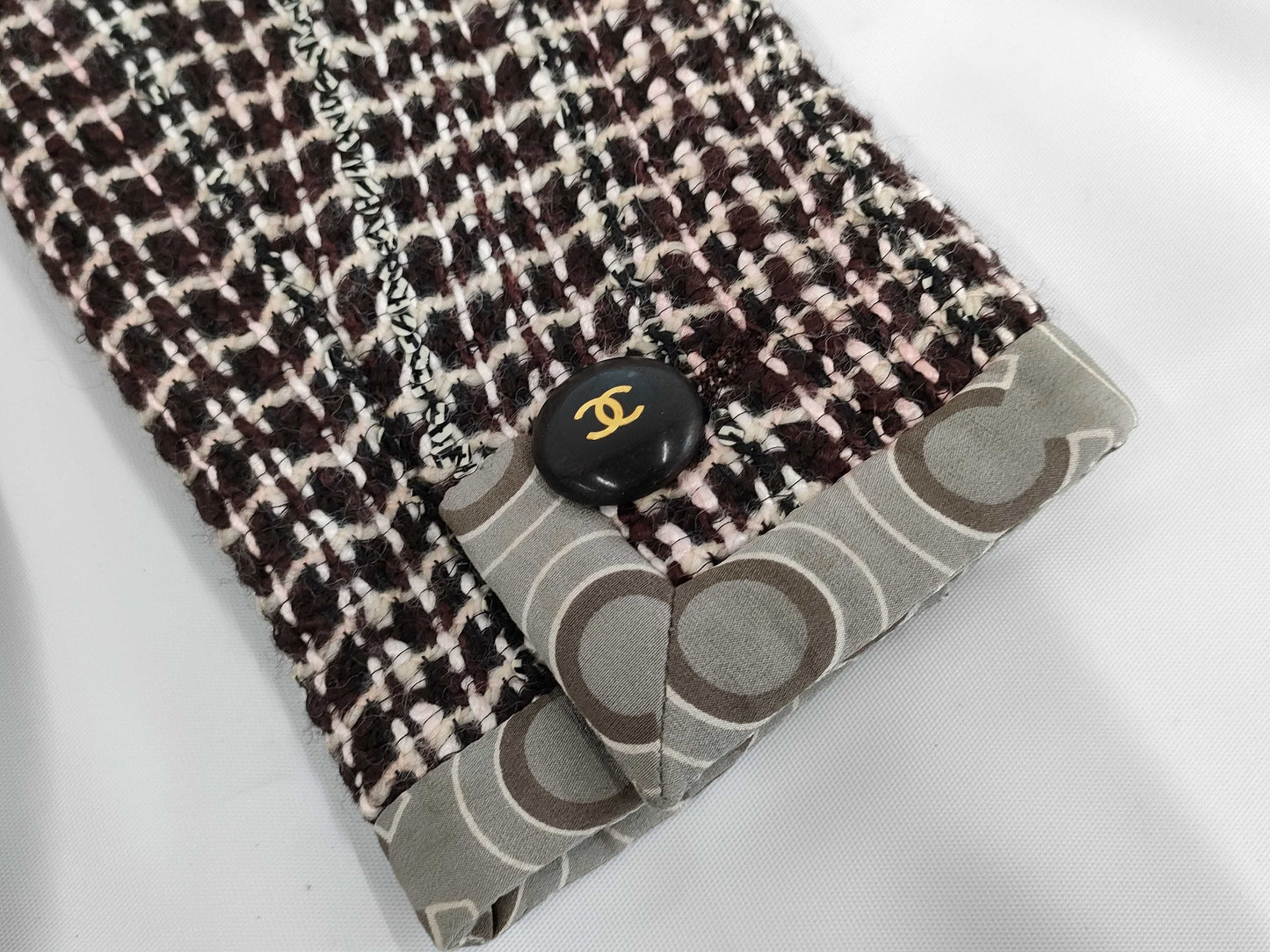 CHANEL tweed coat size 36 coat