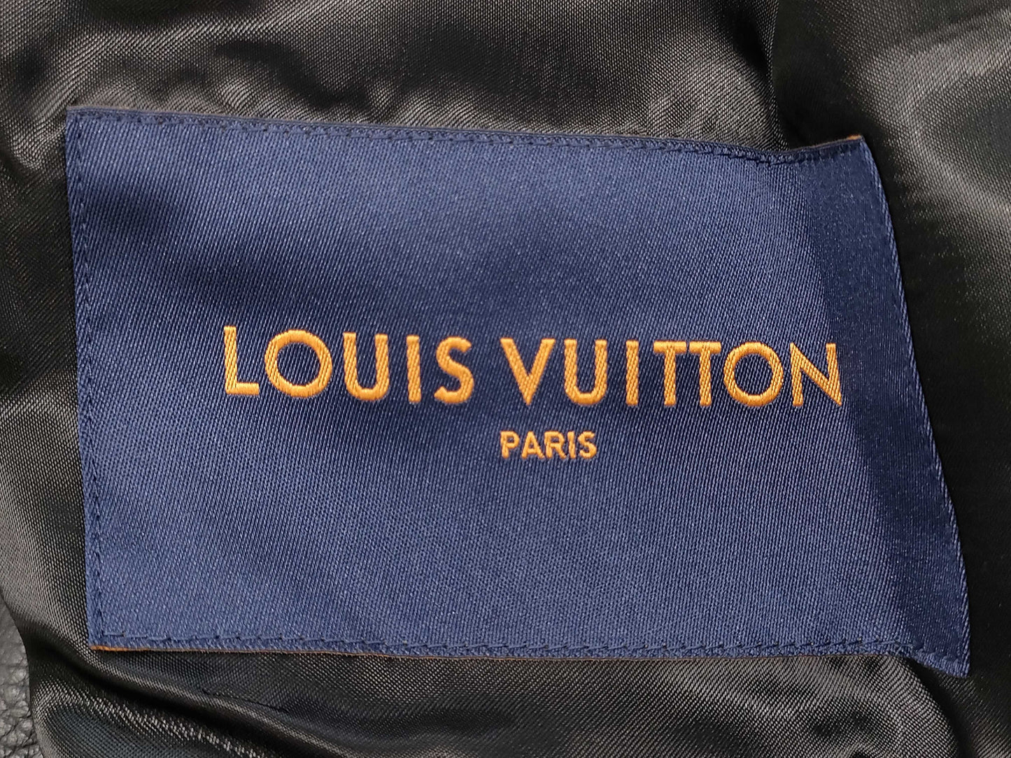 LOUIS VUITTON LOUIS VUITTON Leather Jacket Riders Size 54 Men's Jacket