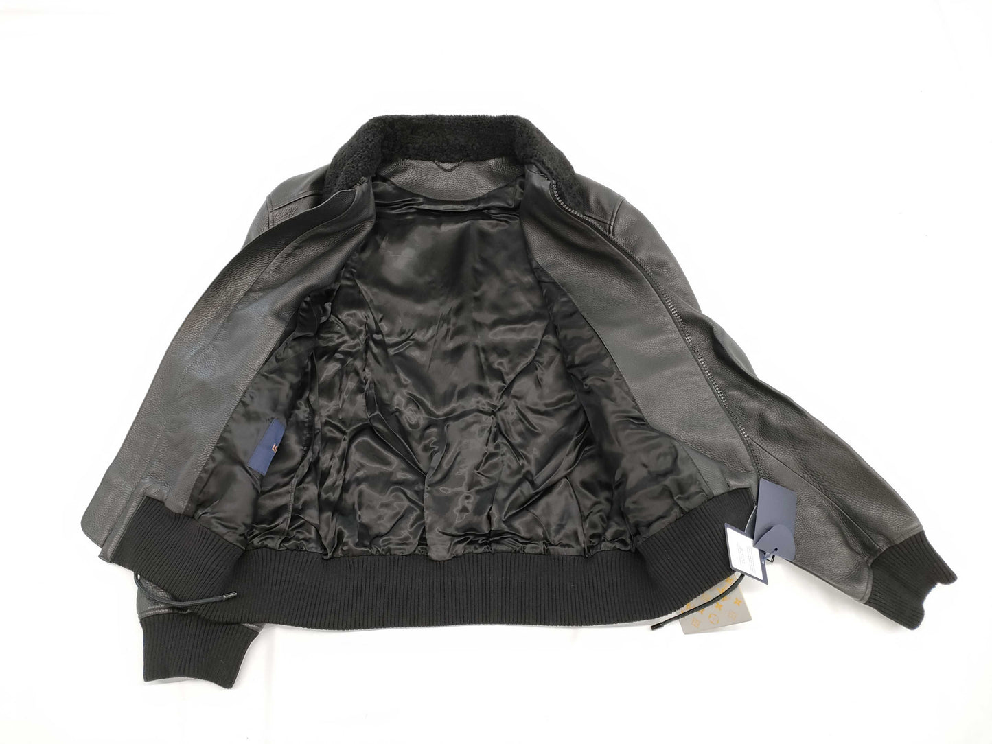 LOUIS VUITTON LOUIS VUITTON Leather Jacket Riders Size 54 Men's Jacket