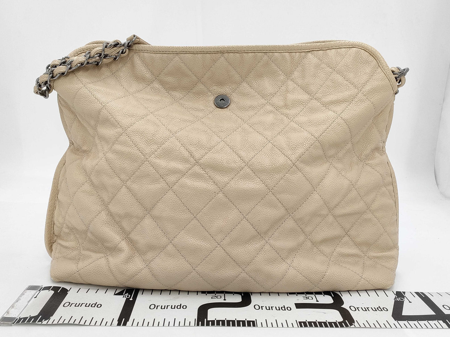 CHANEL Caviar Skin Matelasse Chain One Shoulder Bag, 20 Series, Accessories: Guarantee Card, Shoulder Bag