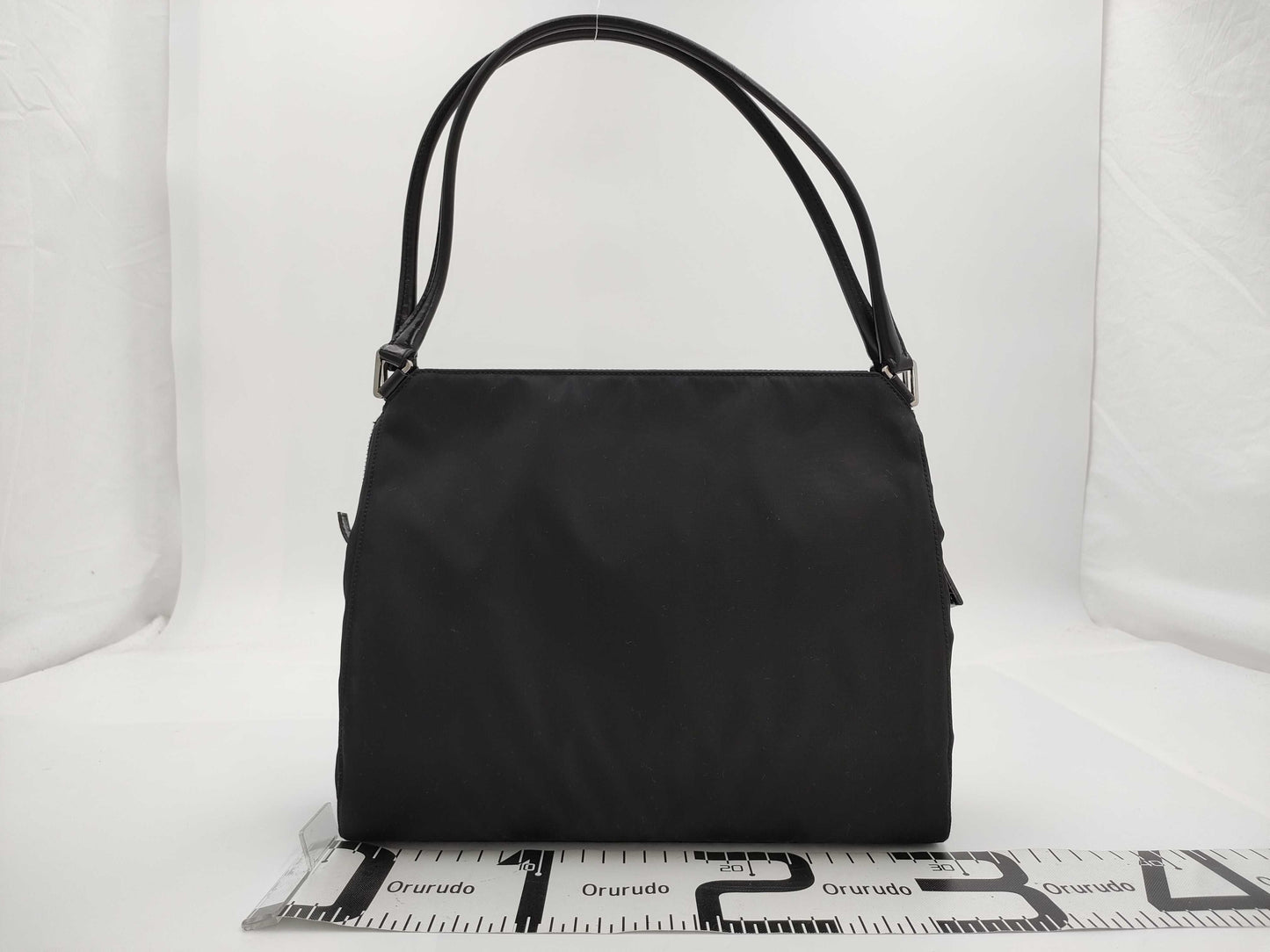 PRADA Nylon Prada Nylon Handbag B11093 Black Accessories: Box, Certificate of Authenticity, Dust Bag