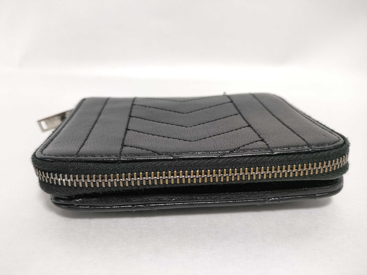 SAINT LAURENT SAINT LAURENT Paris Logo Leather Wallet 437470 Accessories: Box, Dust Bag