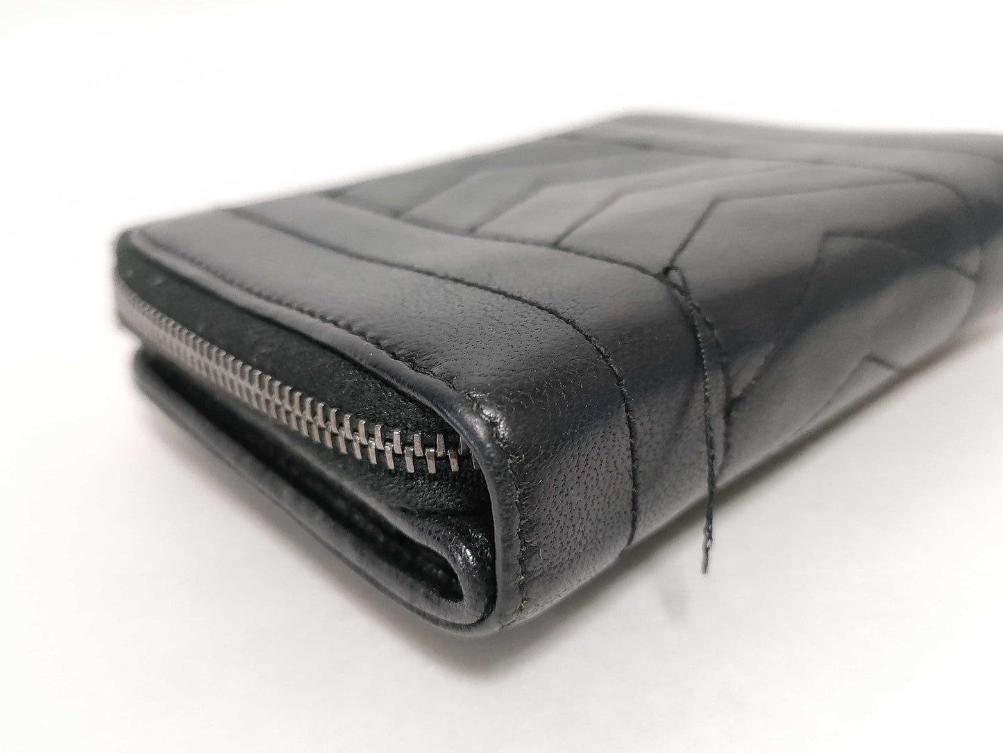 SAINT LAURENT SAINT LAURENT Paris Logo Leather Wallet 437470 Accessories: Box, Dust Bag