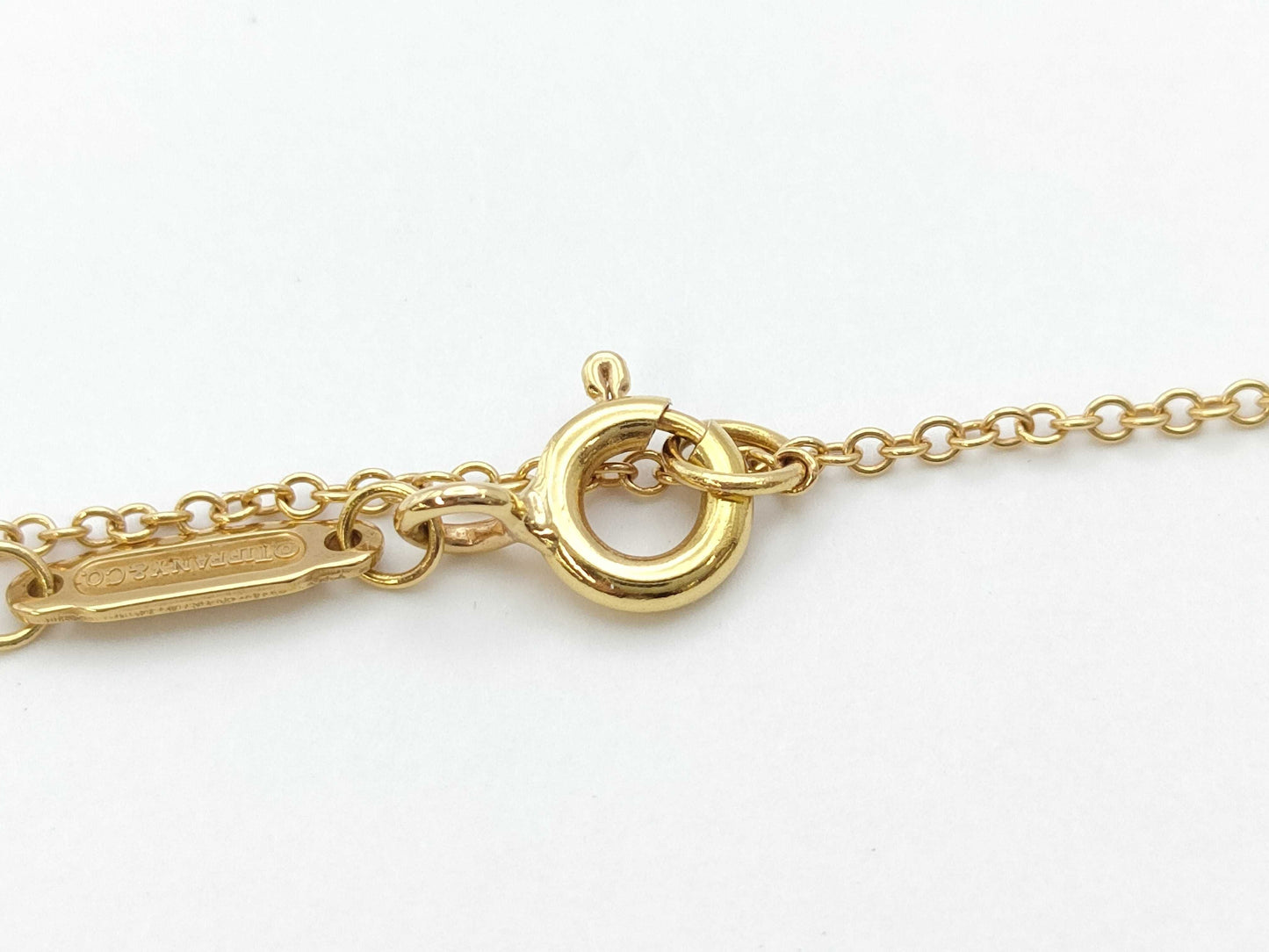 Tiffany & Co. T Smile Small Necklace in Yellow Gold and Au750, 2.8g