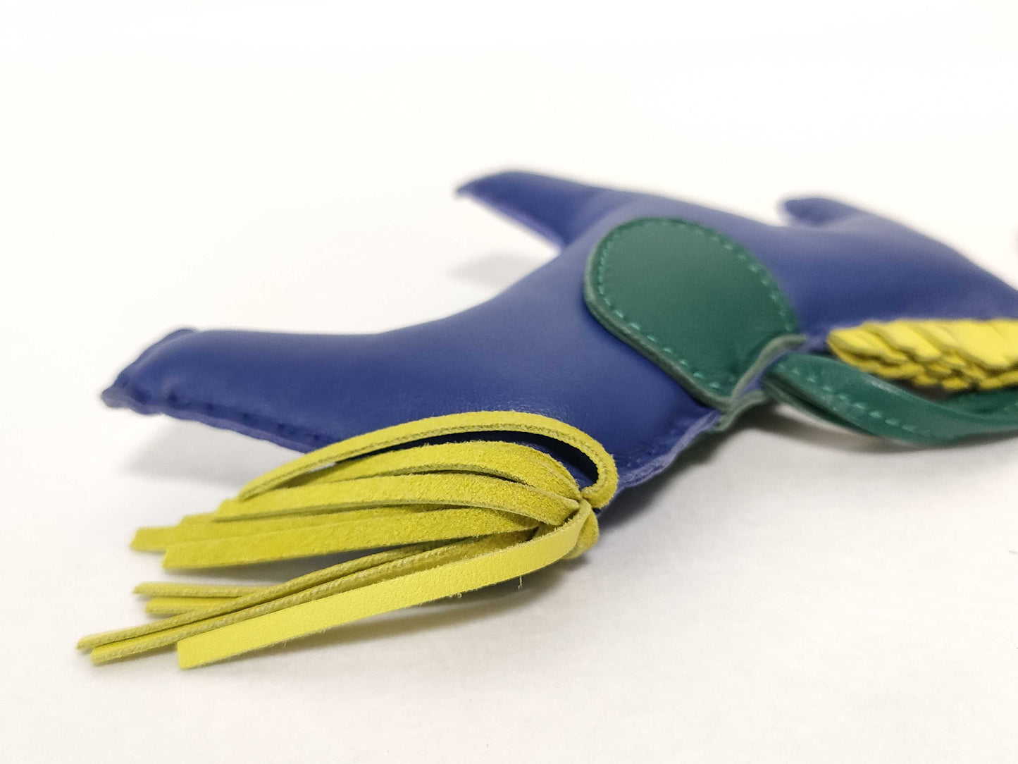 HERMES Rodeo GM Charm Anjou Milo Blue Electric x Malachite x Lime Other Accessories