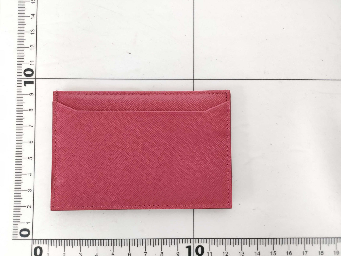 PRADA Saffiano Leather Card Case, Card Case, Pass Case, Business Card Case