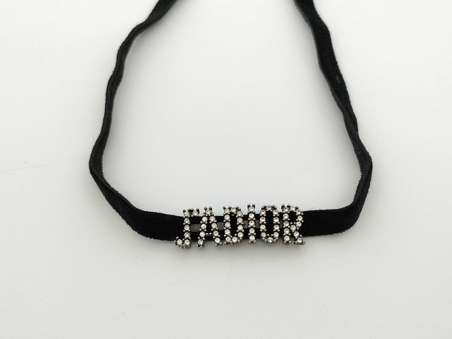 Dior Rhinestone Choker Necklace