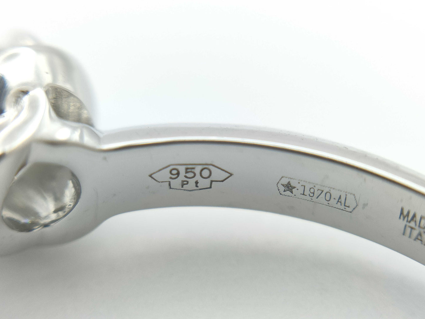 BVLGARI Incontro d'Amore Diamond PT950 3.3g Ring