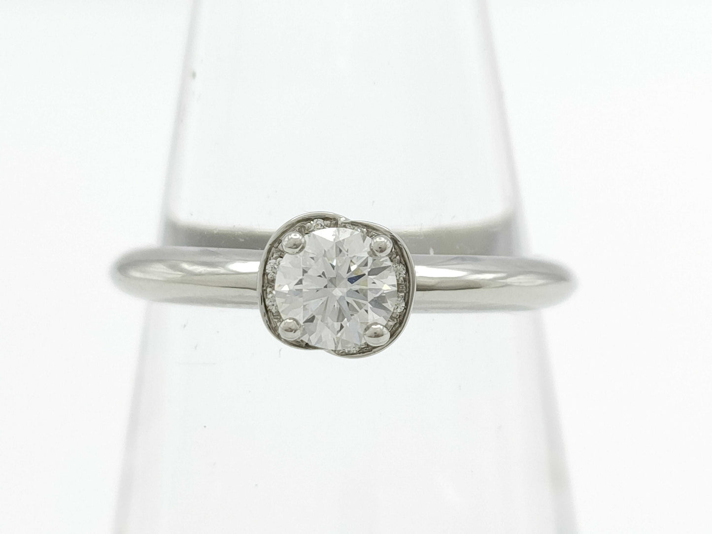 BVLGARI Incontro d'Amore Diamond PT950 3.3g Ring