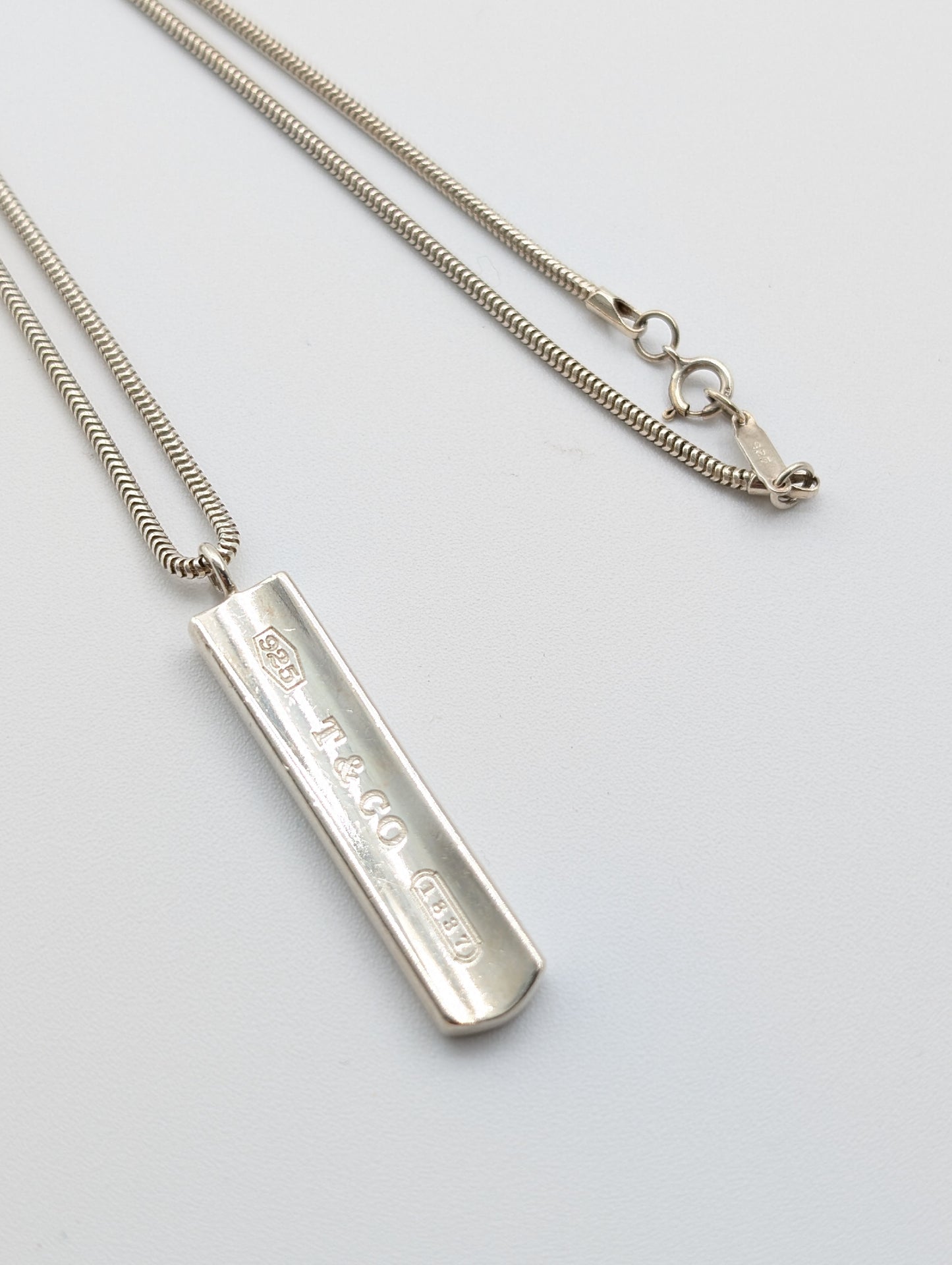 Tiffany & Co. Tiffany & Co. Narrow Bar Necklace 1837 925 12.9g Necklace