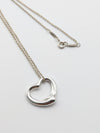 Tiffany & Co. Tiffany & Co. Open Heart Necklace, 925, Current Clasp, 7.1g