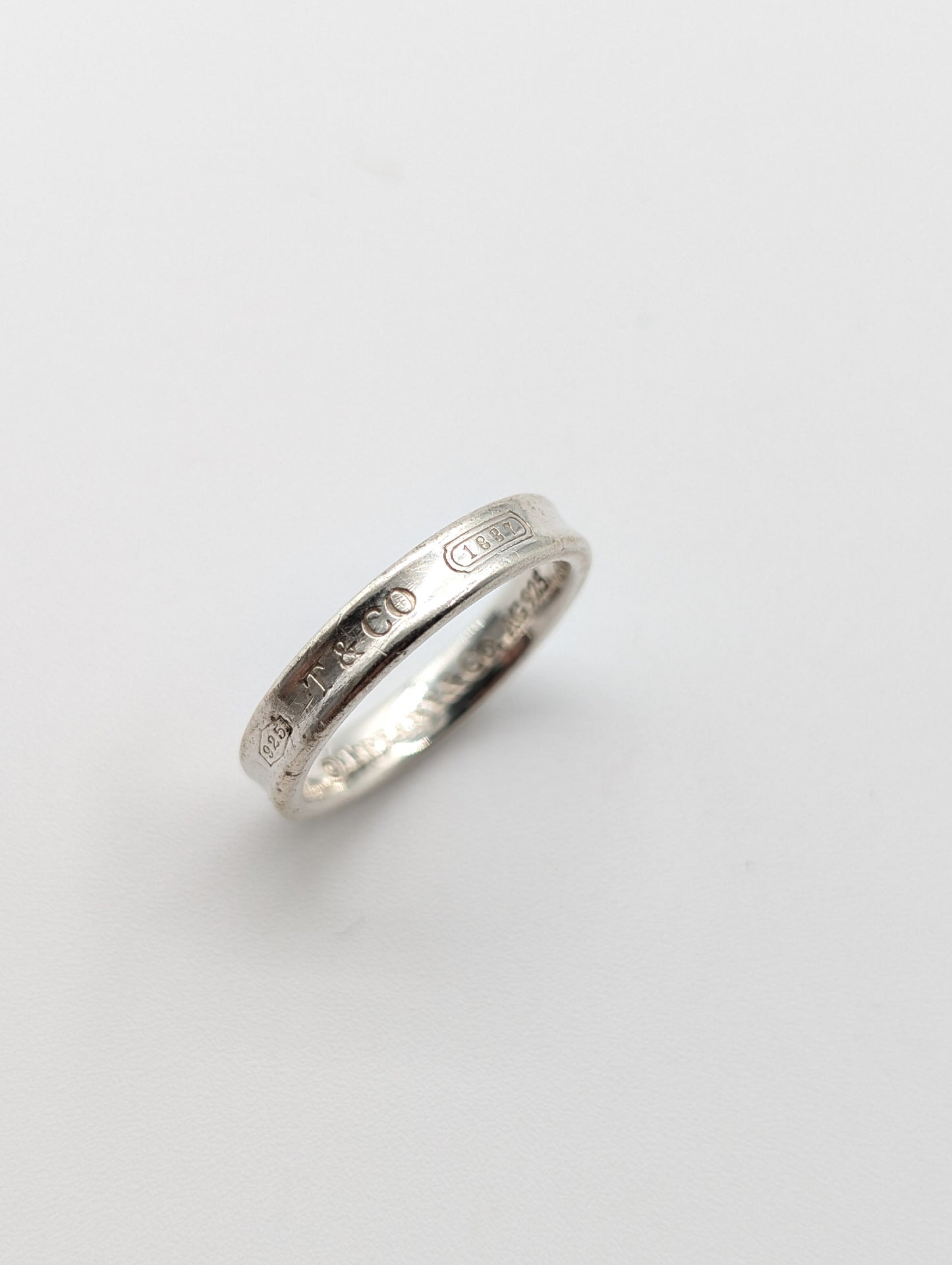Tiffany & Co. Tiffany & Co. Narrow 1837 Ring, Size 17, 4.4g