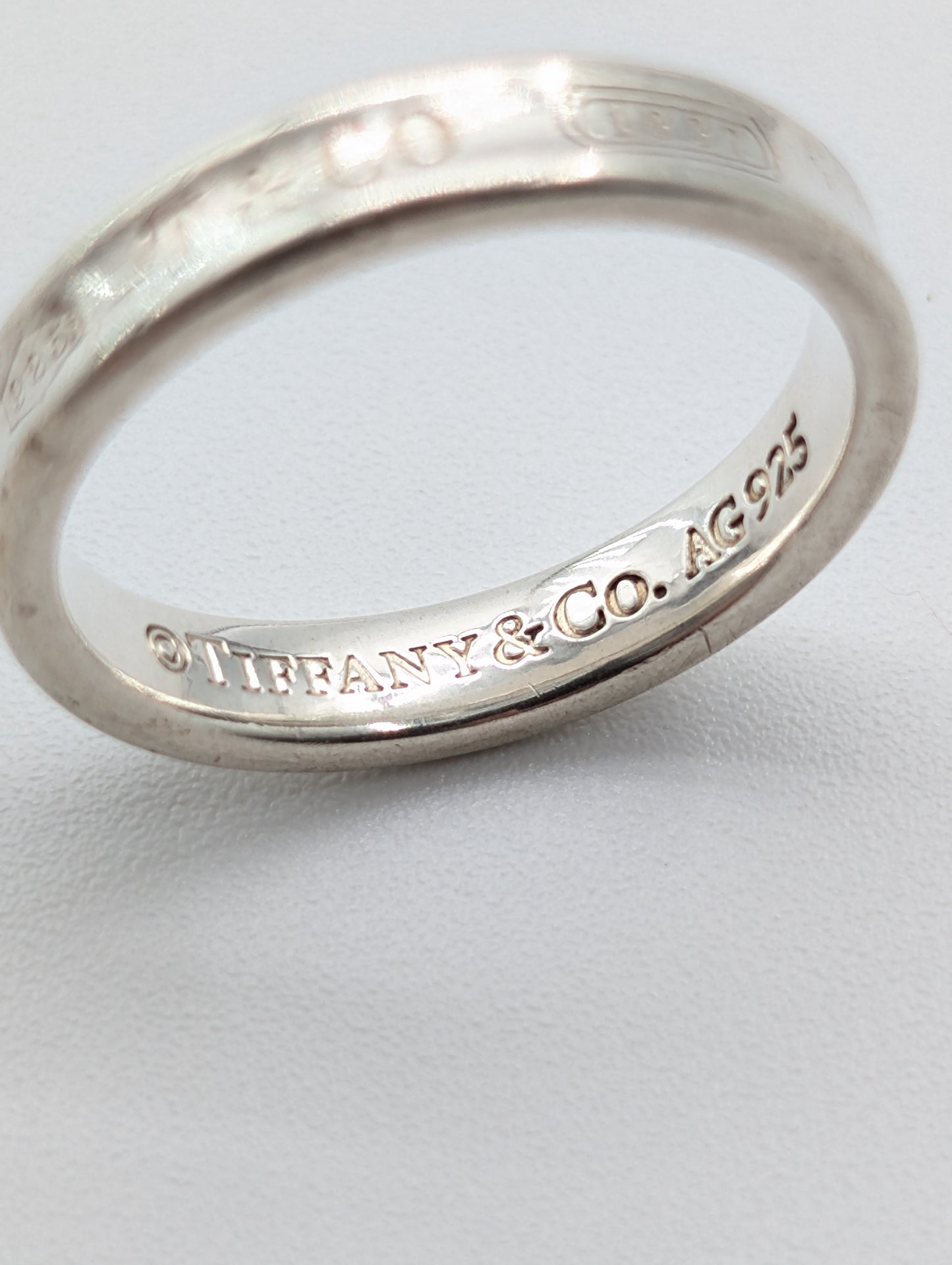 Tiffany & Co. Tiffany & Co. Narrow 1837 Ring, Size 17, 4.4g