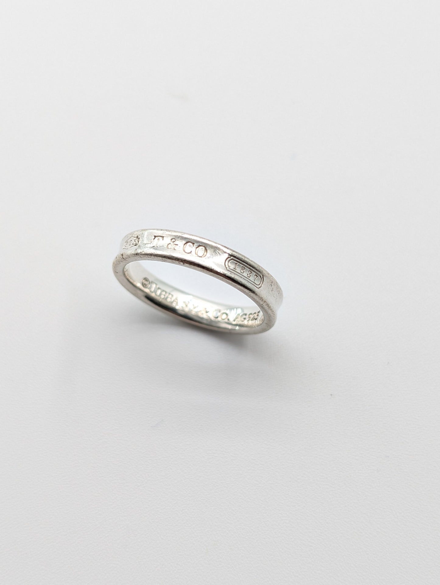 Tiffany & Co. Tiffany & Co. Narrow 1837 Ring, Size 17, 4.4g