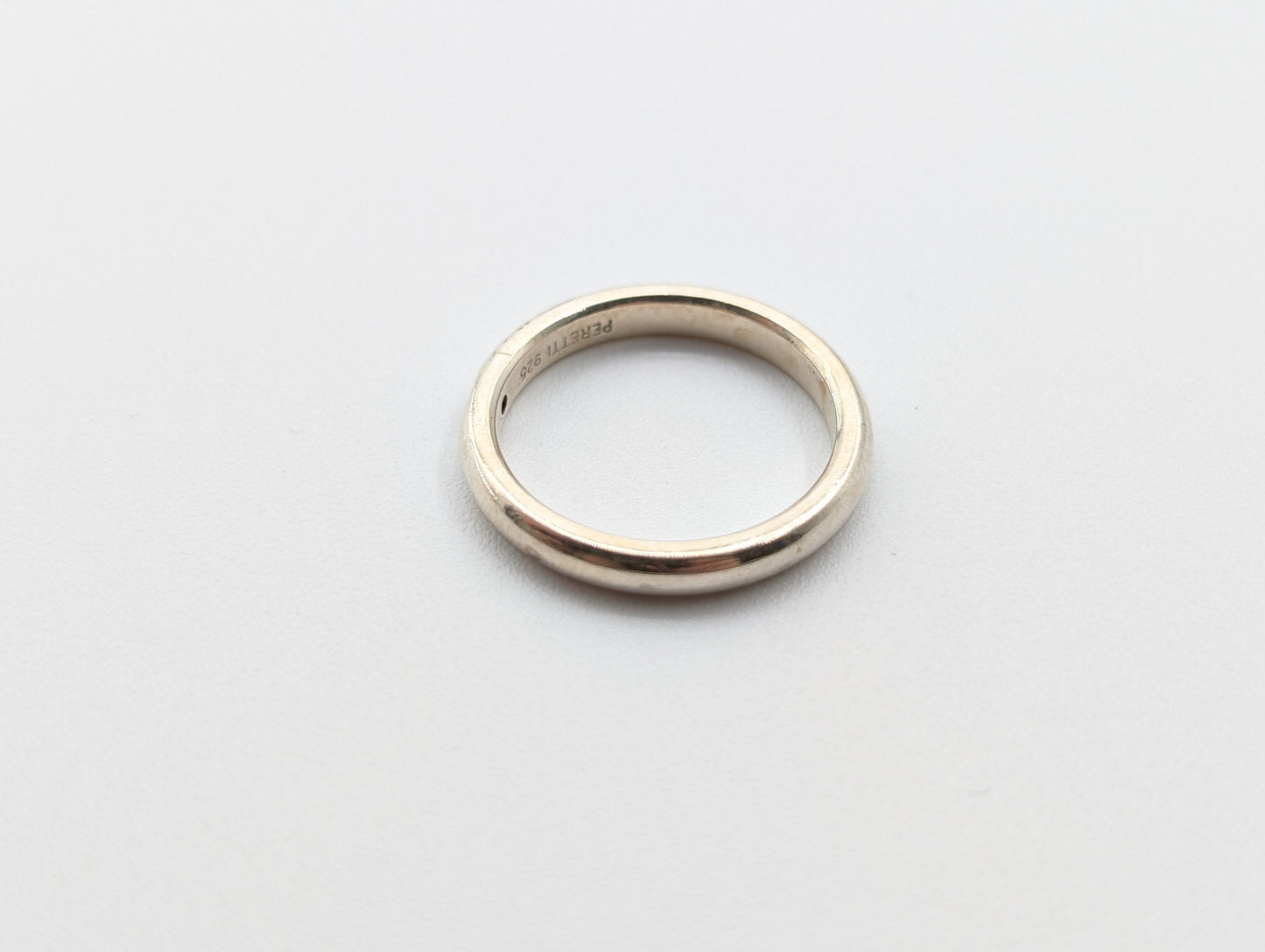 Tiffany & Co. Stacking Band Ring with Diamonds, 925, Size 11, 2.7g