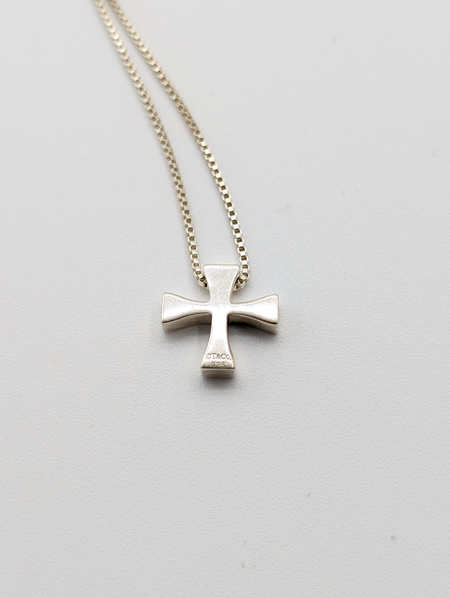 Tiffany & Co. Maltese Cross Necklace, 925, 4.1g