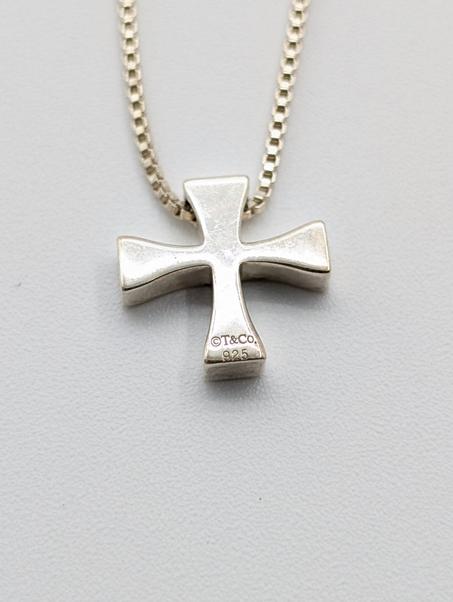 Tiffany & Co. Maltese Cross Necklace, 925, 4.1g