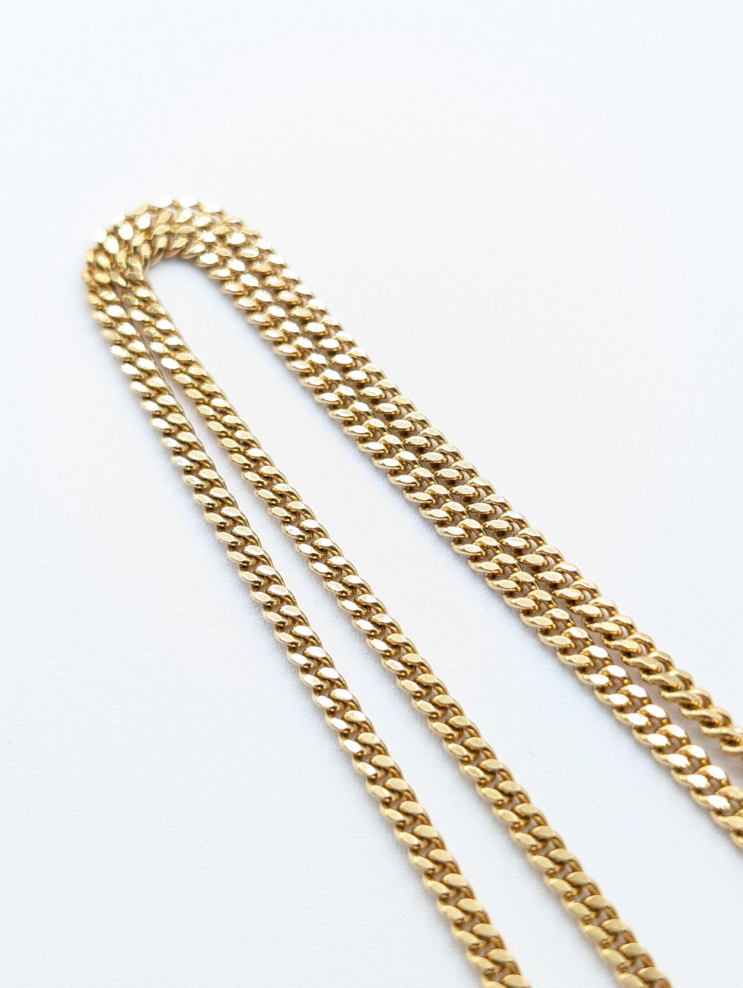 Dior Necklace, Curb Chain, Gold, Logo Necklace