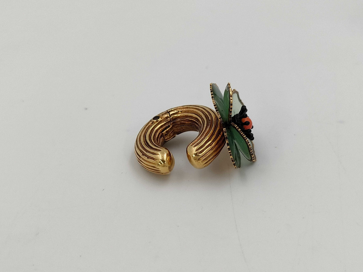 FENDI Ear Cuff Flower Earrings