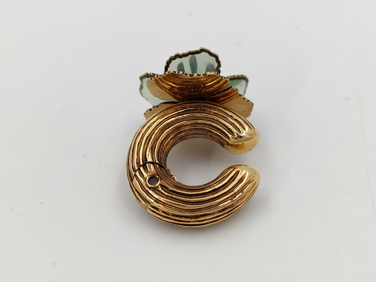 FENDI Ear Cuff Flower Earrings