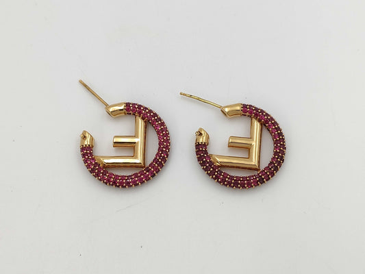 FENDI earrings with stones