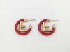 FENDI red earrings