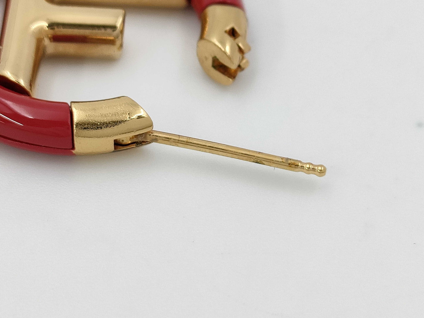 FENDI red earrings