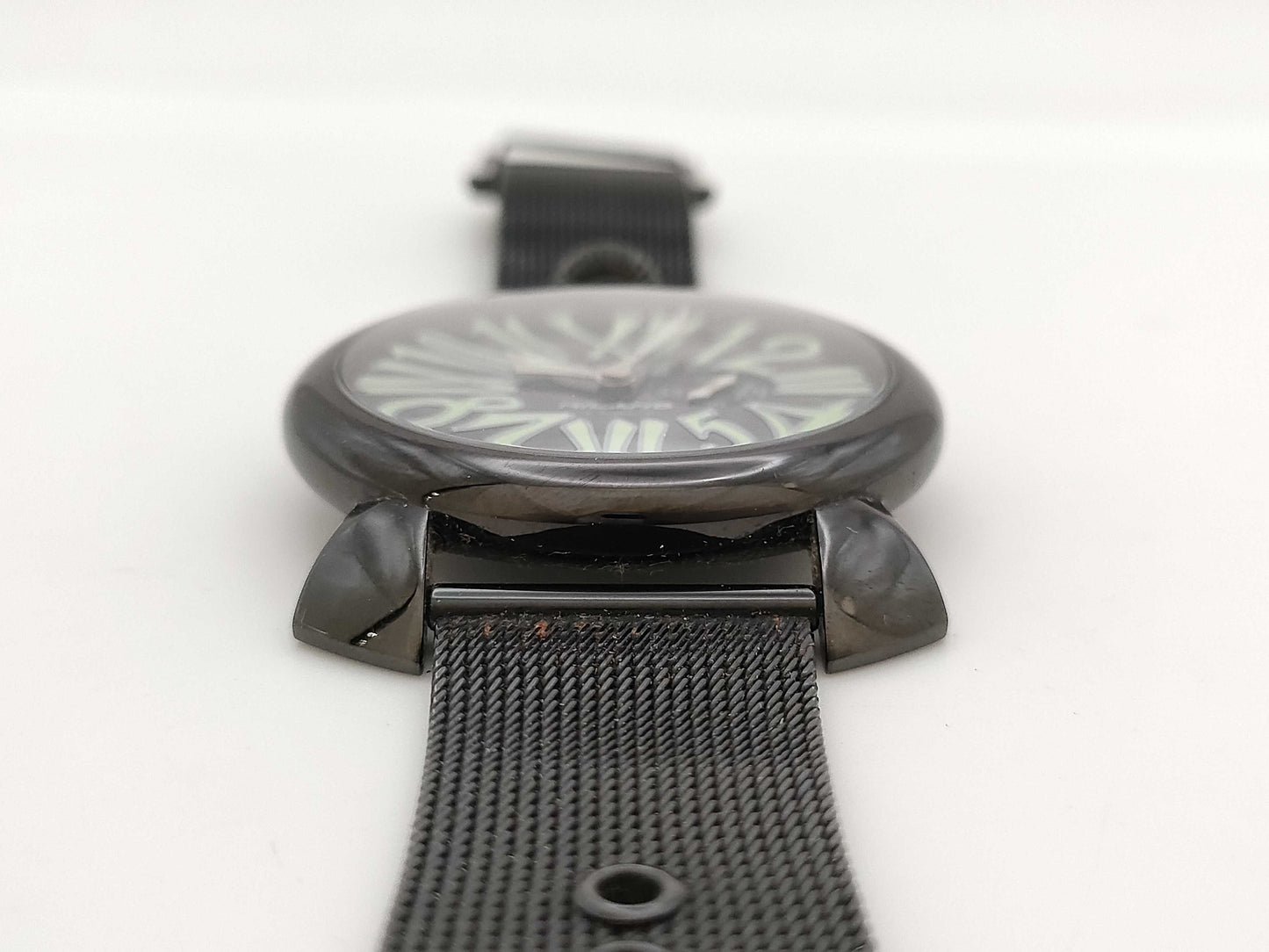 GaGa MILANO Manuale 46 10013 Quartz Black Dial Men's Watch