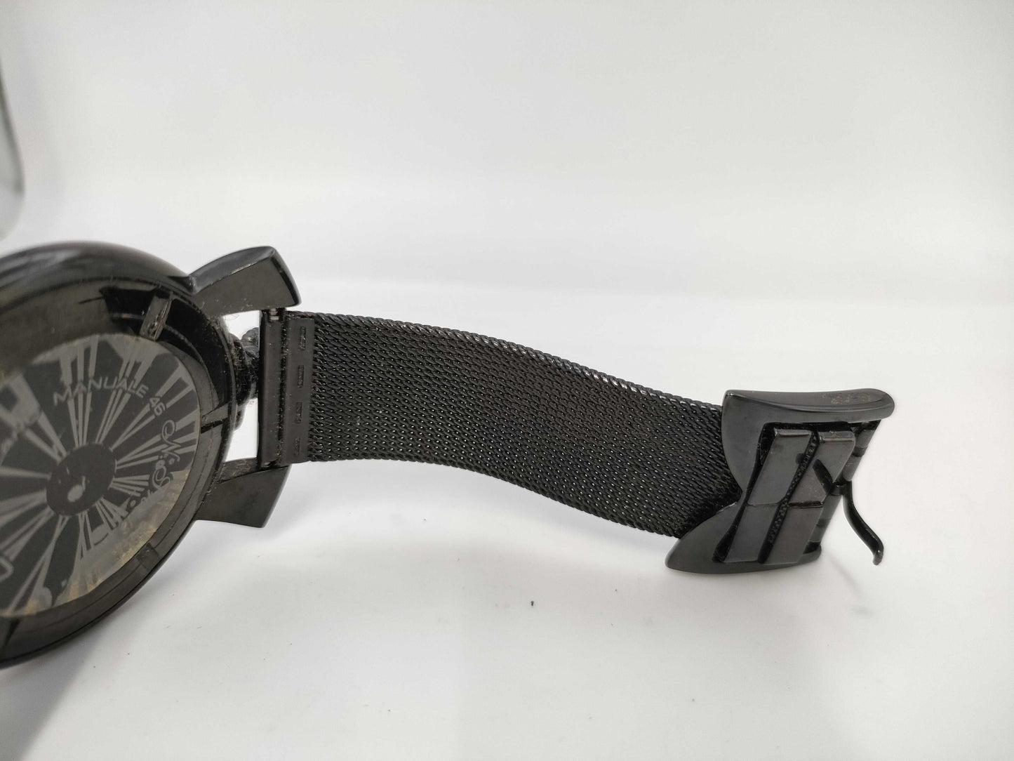 GaGa MILANO Manuale 46 10013 Quartz Black Dial Men's Watch