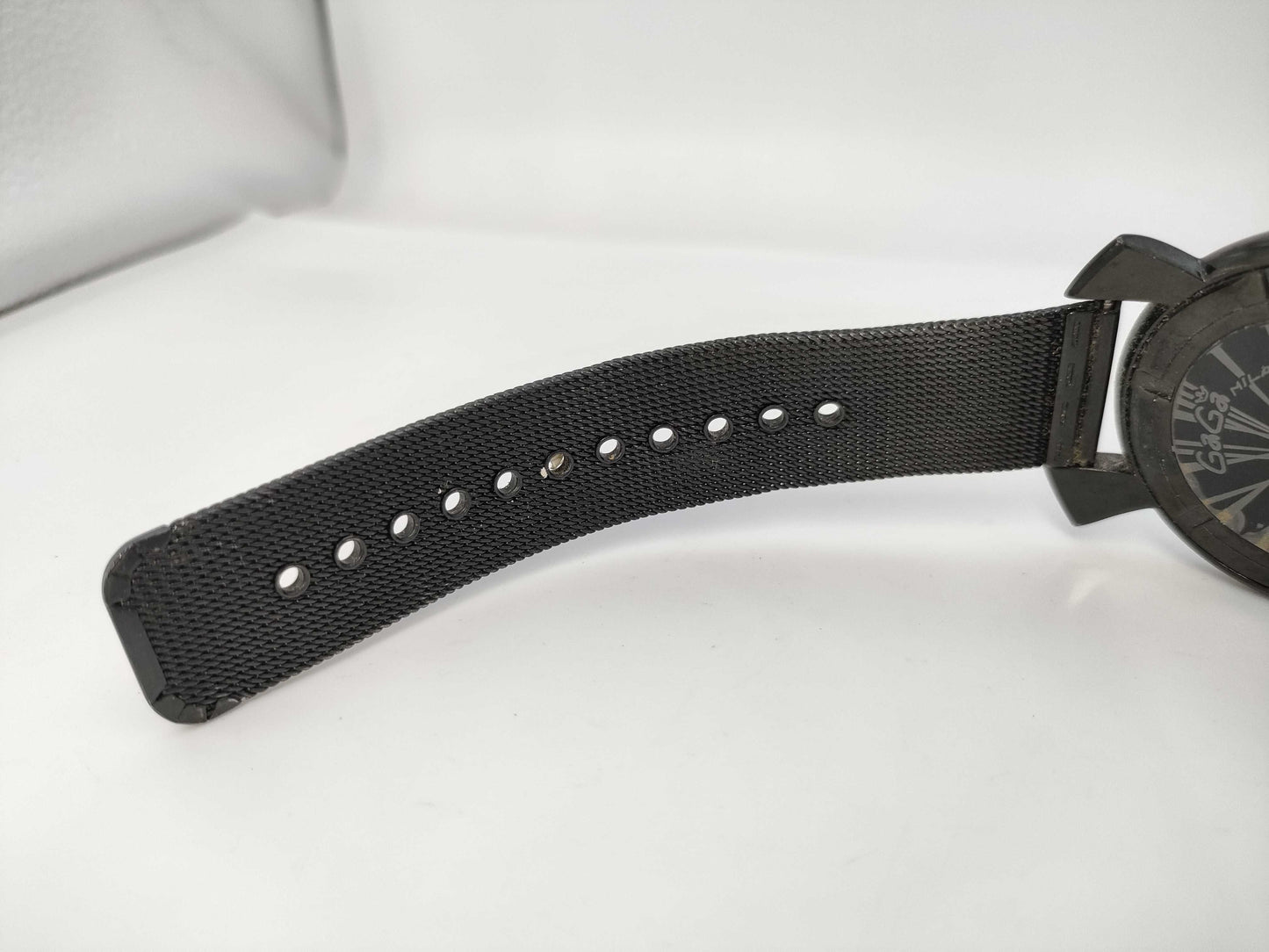 GaGa MILANO Manuale 46 10013 Quartz Black Dial Men's Watch