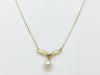 MIKIMOTO Pearl Necklace, approx. 7.0mm diameter, 18K gold, 2.5g
