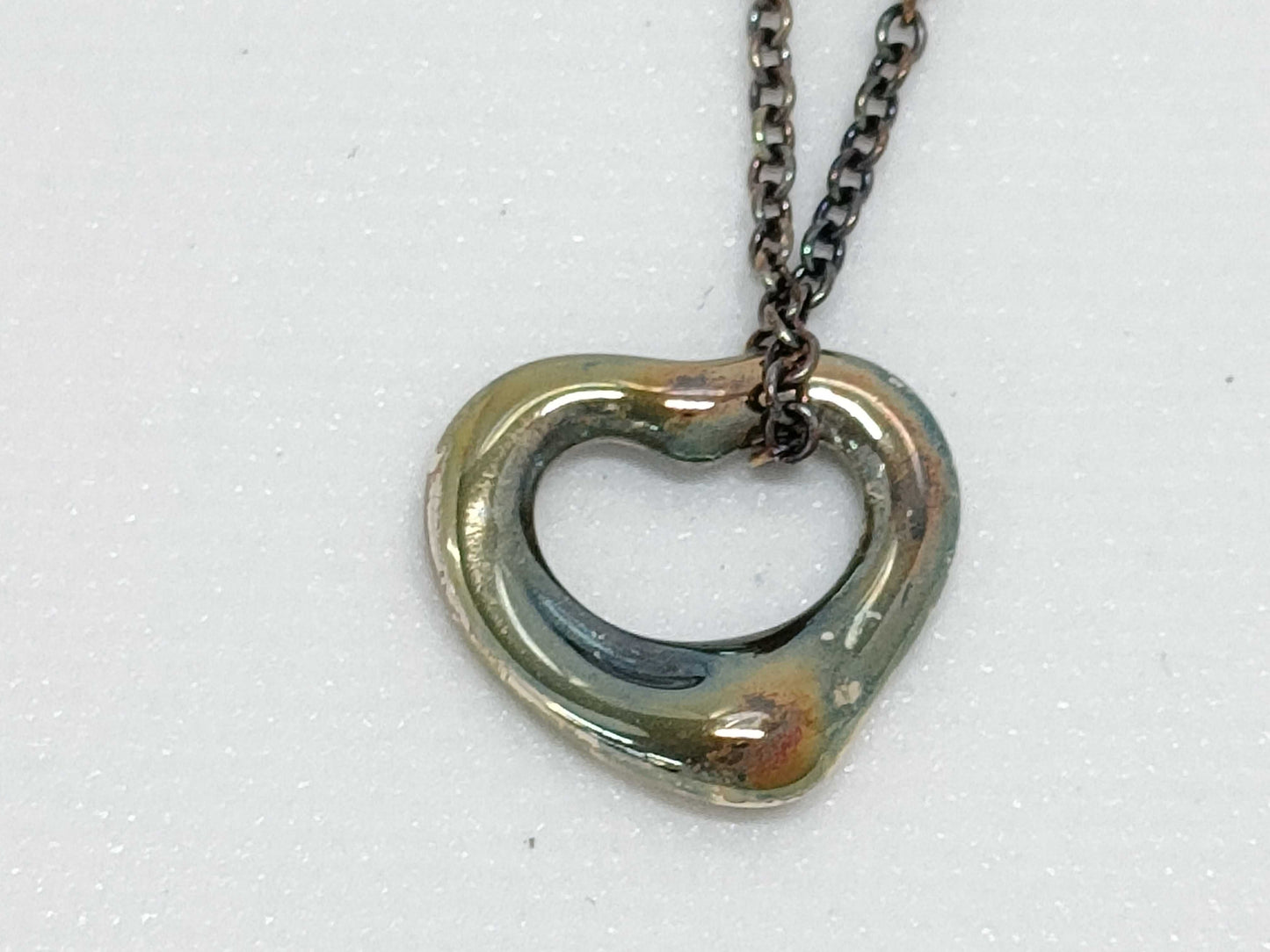 Tiffany & Co. Open Heart 2.1g SV925 Necklace