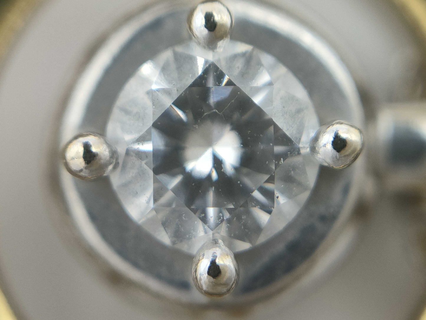 TASAKI D0.18ct FD0.09ct 750/K18WG 4.9g Necklace