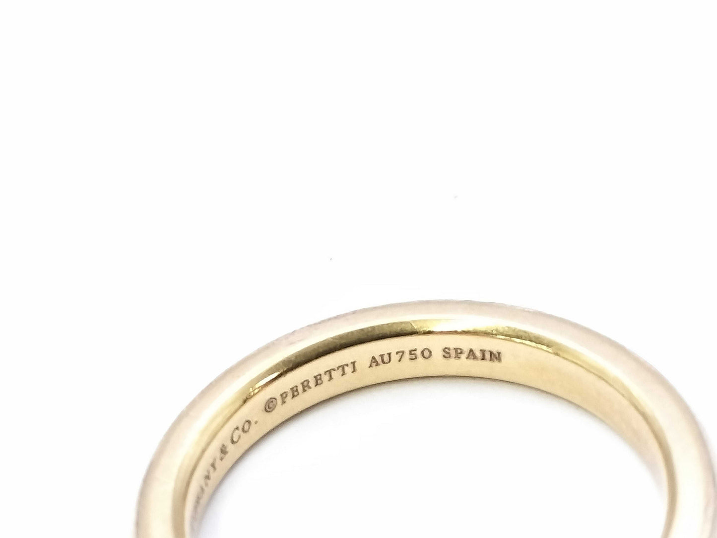 Tiffany & Co. Band Au750 3.7g Ring