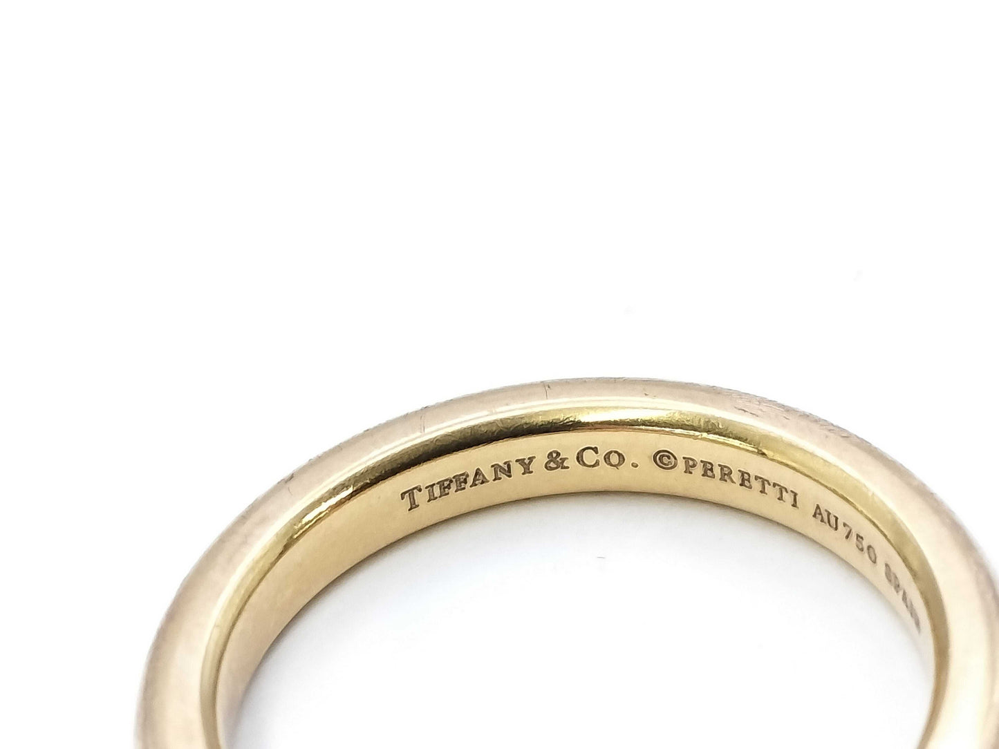 Tiffany & Co. Band Au750 3.7g Ring