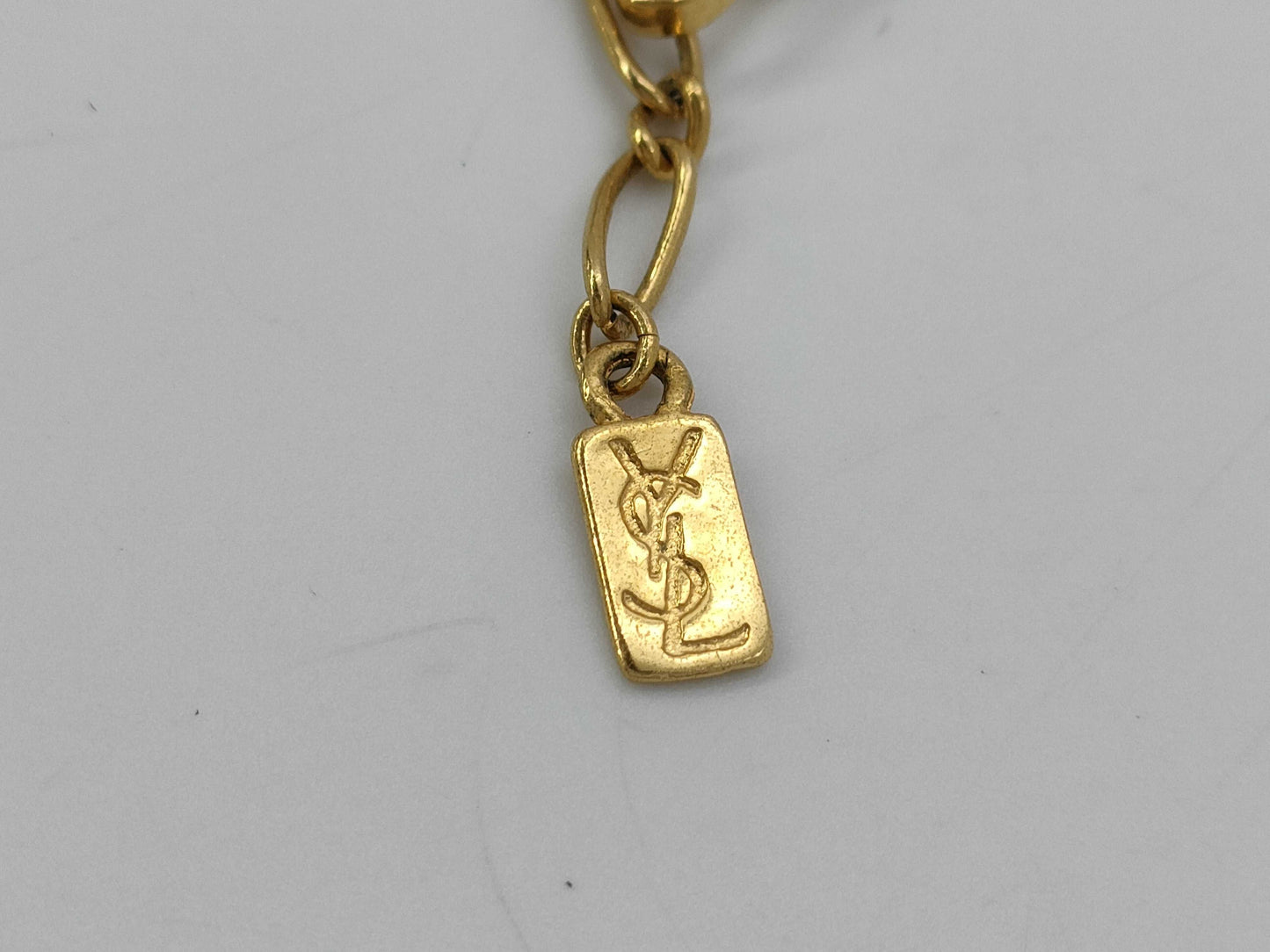 Yves Saint Laurent Gold Rhinestone Necklace