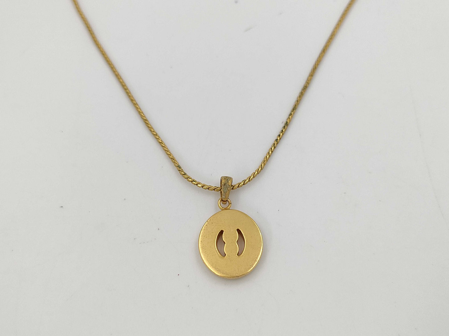 Yves Saint Laurent Gold Rhinestone Necklace