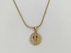 Yves Saint Laurent Gold Rhinestone Necklace